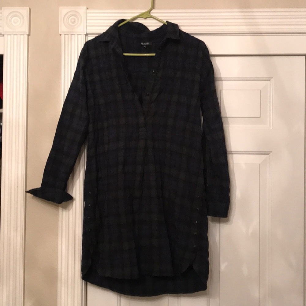 Madewell Flannel Dress